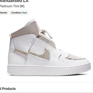 Nike Vandalised LX - Womens White Platinum Tint
